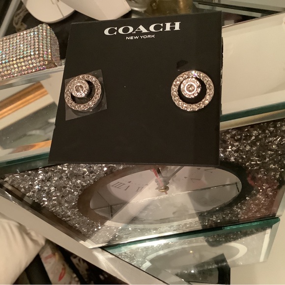 Beautiful coach sterling silver earrings - Picture 3 of 4